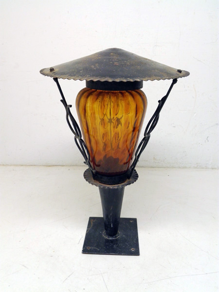 lampara aplique muro superior exterior metal cristal o33 50x15x15 1u